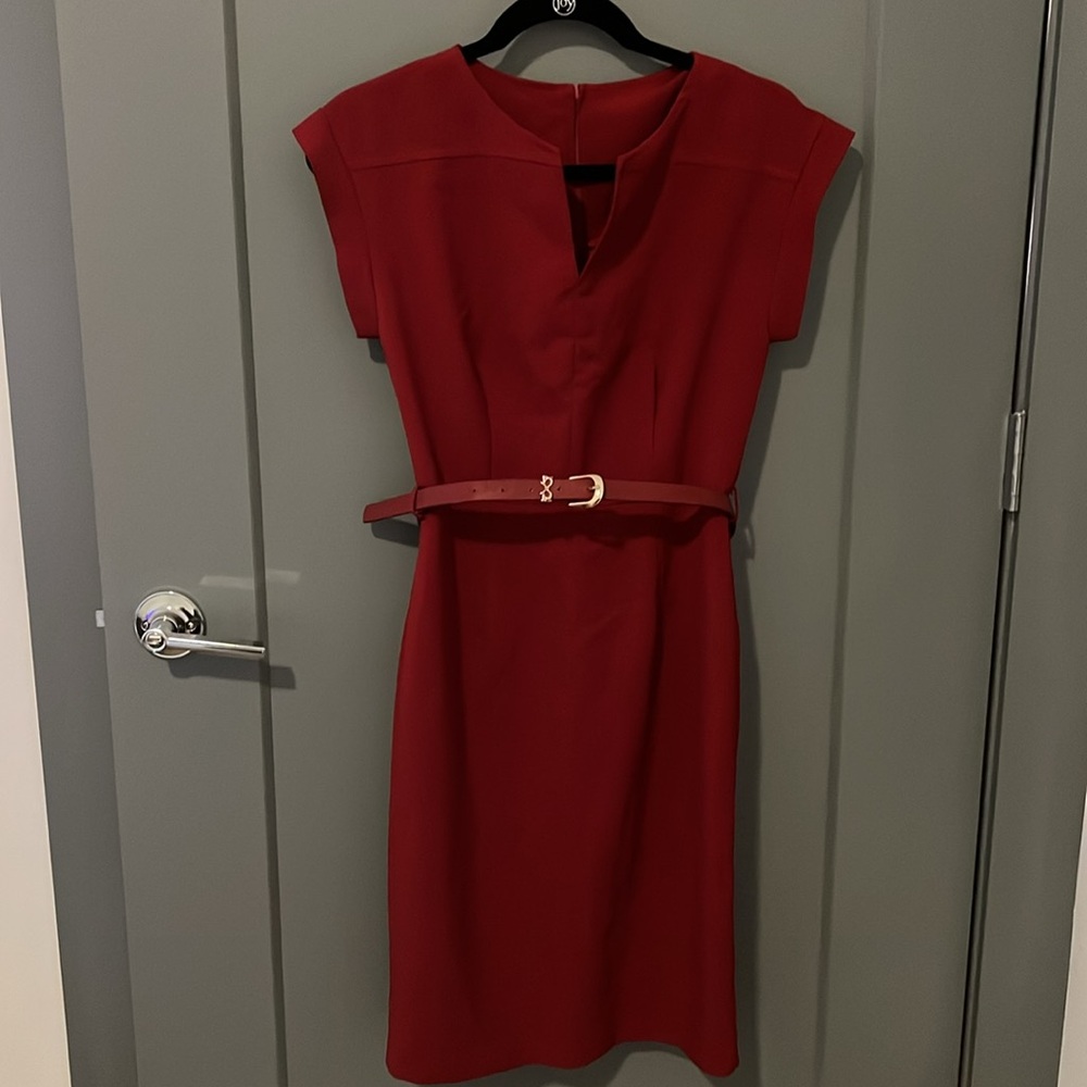 Red Work Dress - Picture 2 of 2